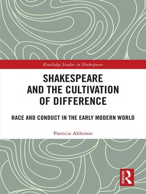 cover image of Shakespeare and the Cultivation of Difference